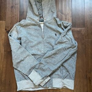 Polo by Ralph Lauren Gray Zip-Up Hoodie